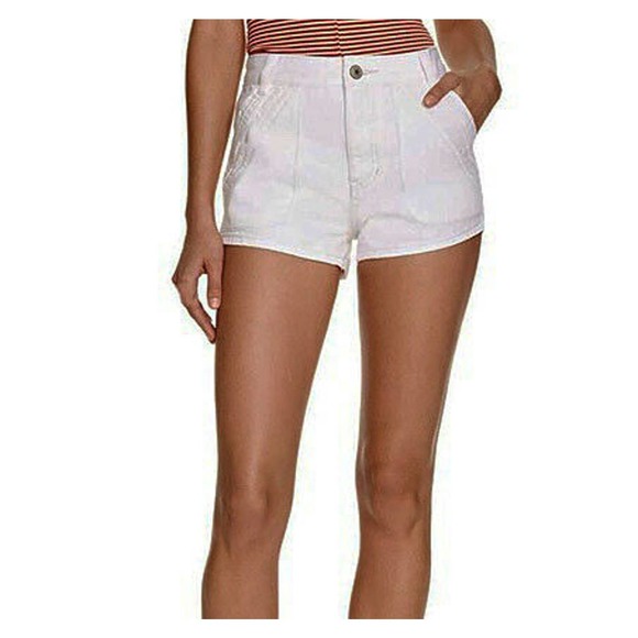Free People Sweet Surrender High Rise White Shorts - Picture 2 of 10